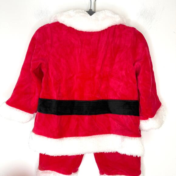 Little Wonders Baby Santa Claus Top Pants Hat Outfit Red White Size 6-9 Months - Picture 8 of 12